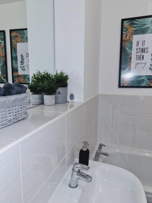 גלאזגו Stylish 2 Bedroom Apartment / Free Gated Parking מראה חיצוני תמונה